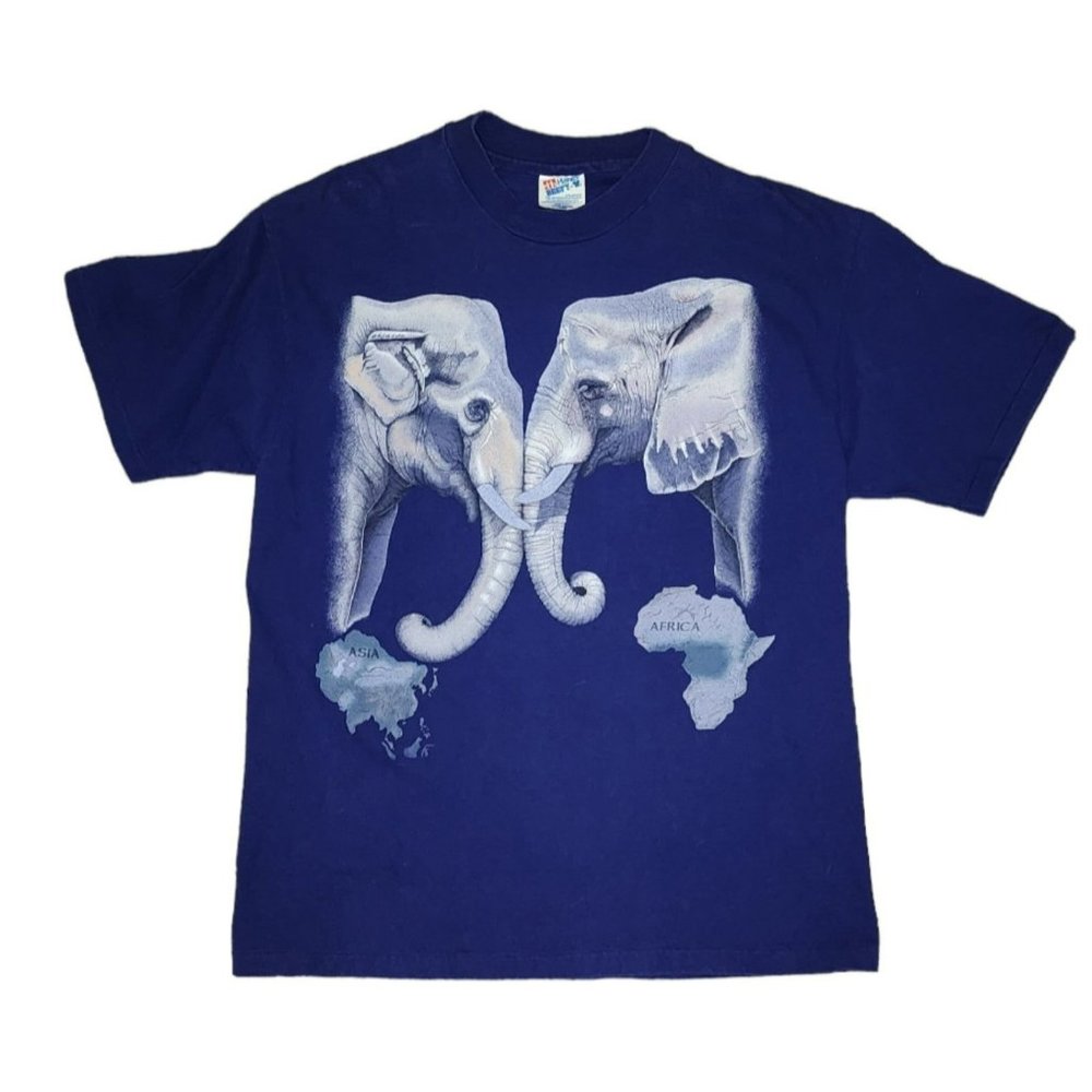 Vintage AOP 92 single stitch elephant tee